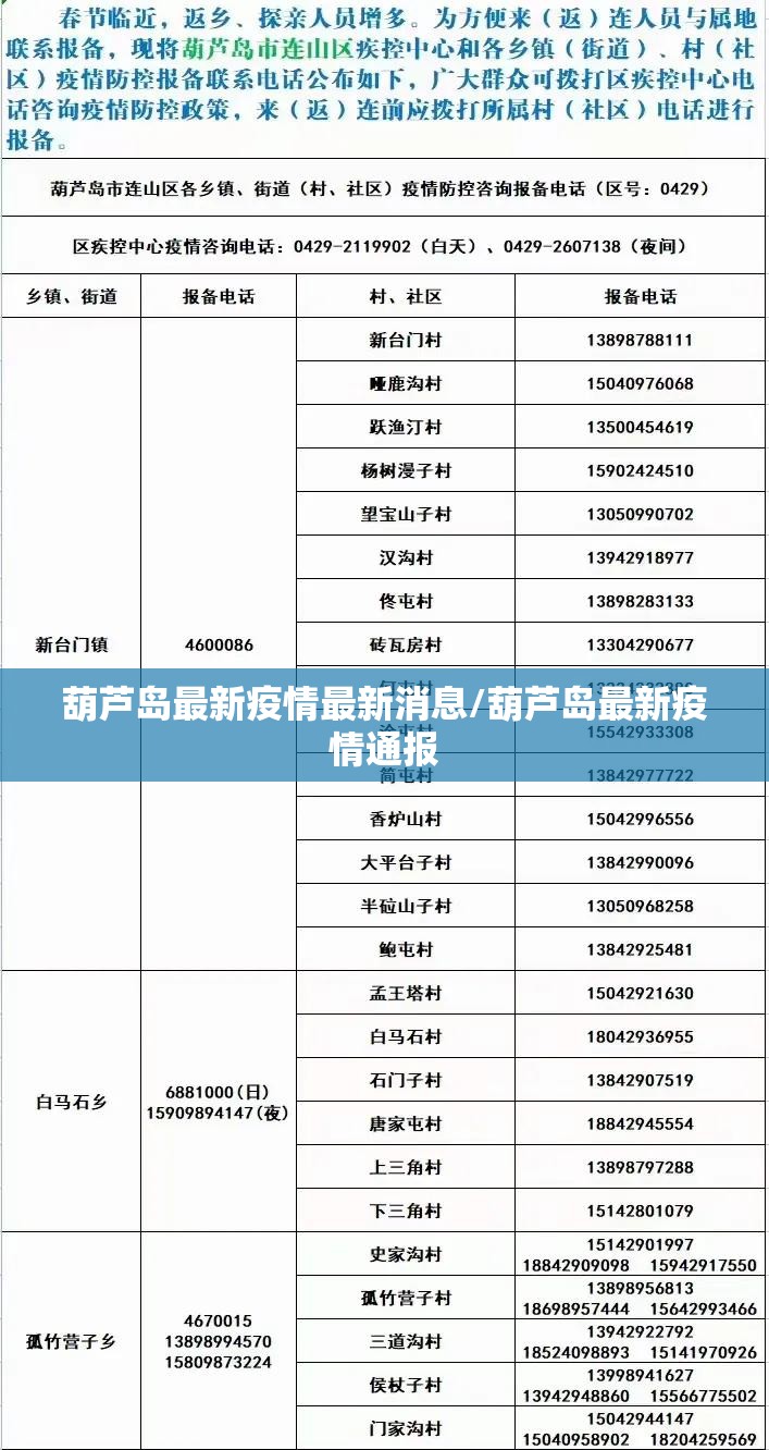 葫芦岛最新疫情最新消息/葫芦岛最新疫情通报