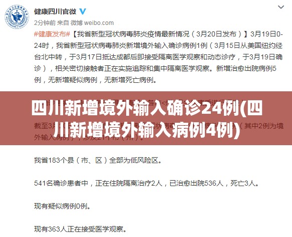 四川新增境外输入确诊24例(四川新增境外输入病例4例)