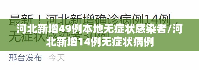 河北新增49例本地无症状感染者/河北新增14例无症状病例