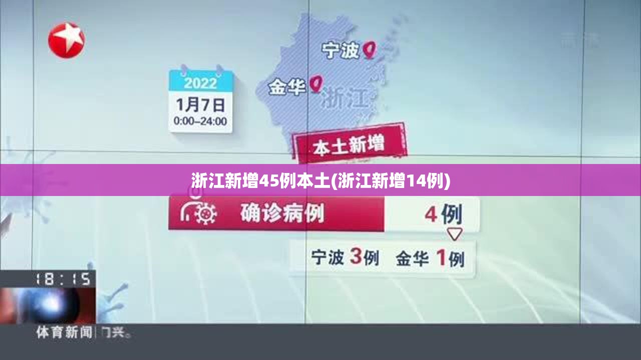 浙江新增45例本土(浙江新增14例)