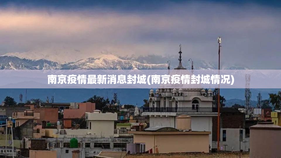 南京疫情最新消息封城(南京疫情封城情况)
