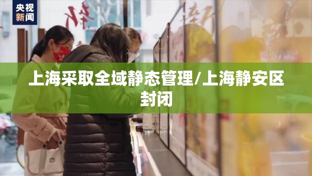上海采取全域静态管理/上海静安区封闭