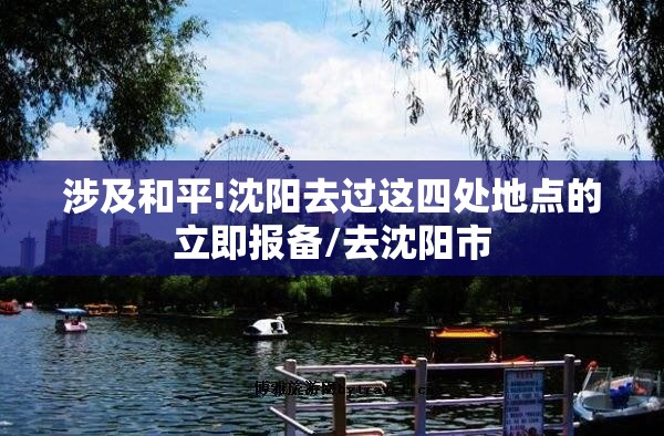 涉及和平!沈阳去过这四处地点的立即报备/去沈阳市