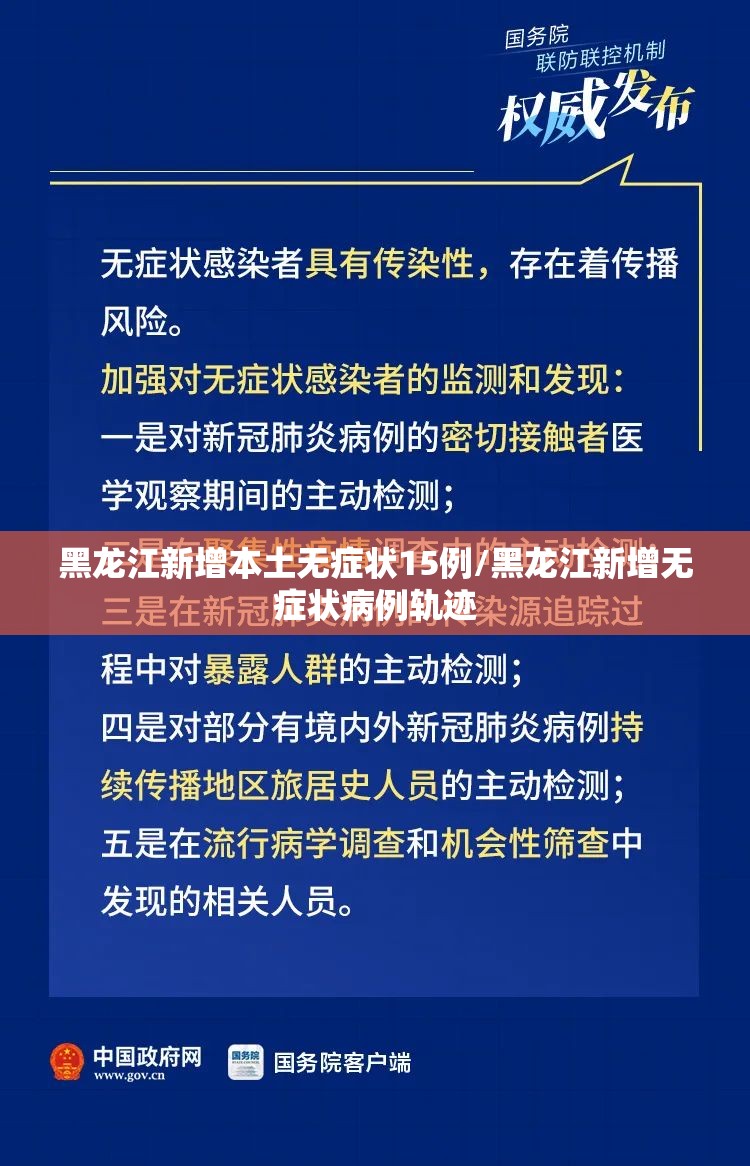 黑龙江新增本土无症状15例/黑龙江新增无症状病例轨迹 黑龙江新增本土无症状15例/黑龙江新增无症状病例轨迹