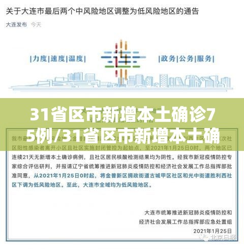 31省区市新增本土确诊75例/31省区市新增本土确诊83例