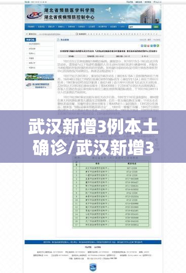 武汉新增3例本土确诊/武汉新增3例病例活动轨迹 武汉新增3例本土确诊/武汉新增3例病例活动轨迹