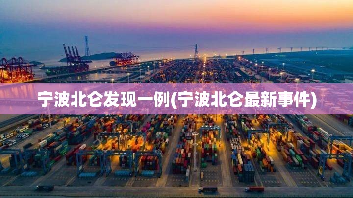 宁波北仑发现一例(宁波北仑最新事件)