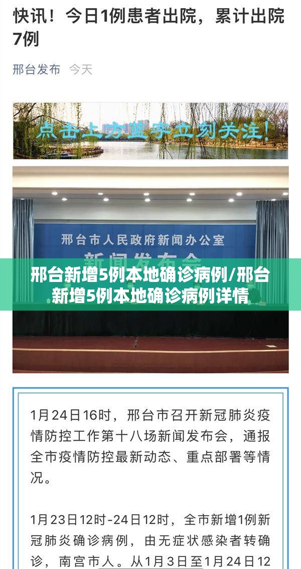 邢台新增5例本地确诊病例/邢台新增5例本地确诊病例详情