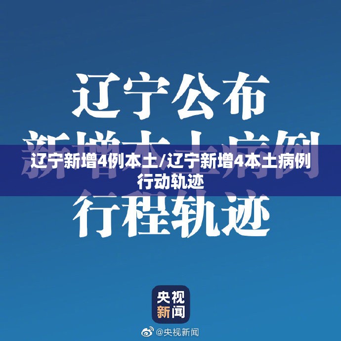 辽宁新增4例本土/辽宁新增4本土病例行动轨迹