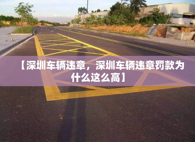 【深圳车辆违章，深圳车辆违章罚款为什么这么高】