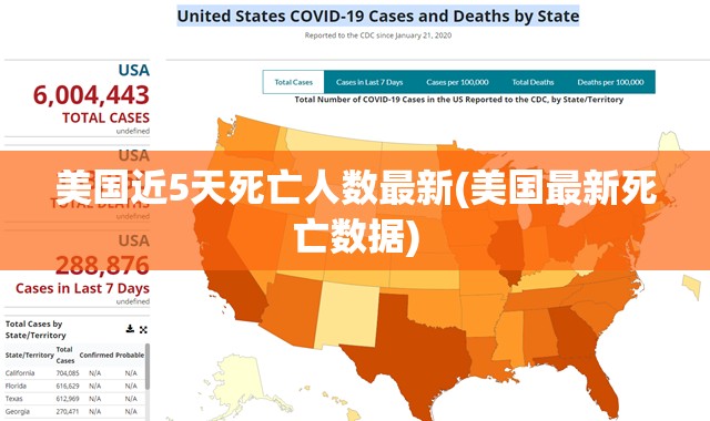 美国近5天死亡人数最新(美国最新死亡数据)