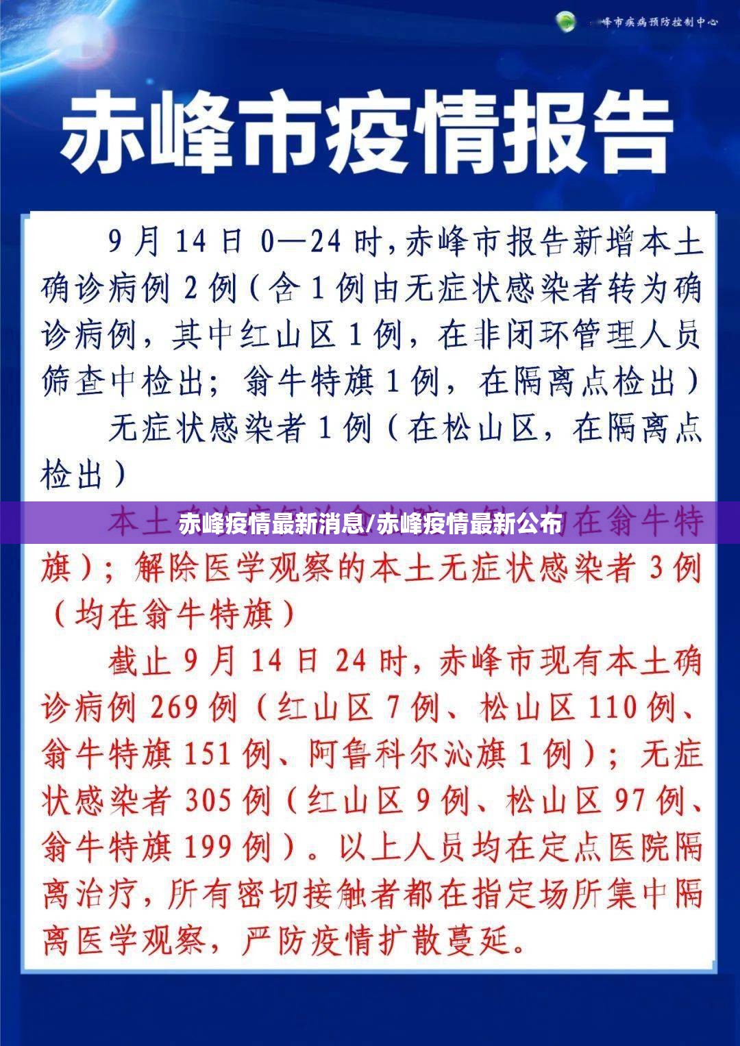 赤峰疫情最新消息/赤峰疫情最新公布
