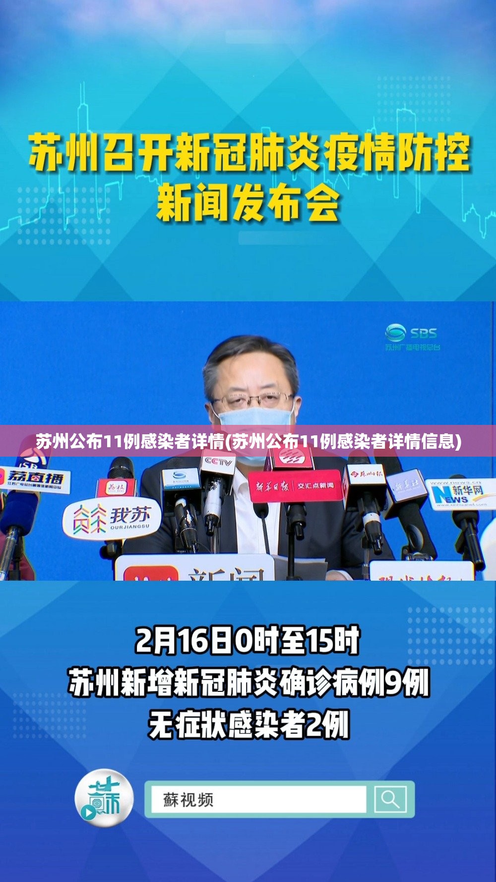 苏州公布11例感染者详情(苏州公布11例感染者详情信息)