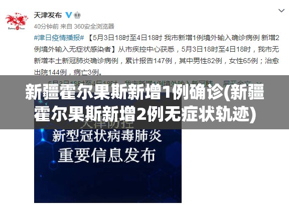 新疆霍尔果斯新增1例确诊(新疆霍尔果斯新增2例无症状轨迹)