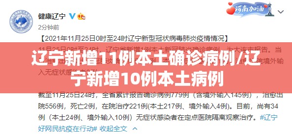辽宁新增11例本土确诊病例/辽宁新增10例本土病例
