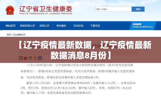 【辽宁疫情最新数据，辽宁疫情最新数据消息8月份】