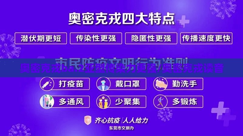 奥密克戎ba.2亚型传染力更强/奥密克戎读音 奥密克戎ba.2亚型传染力更强/奥密克戎读音