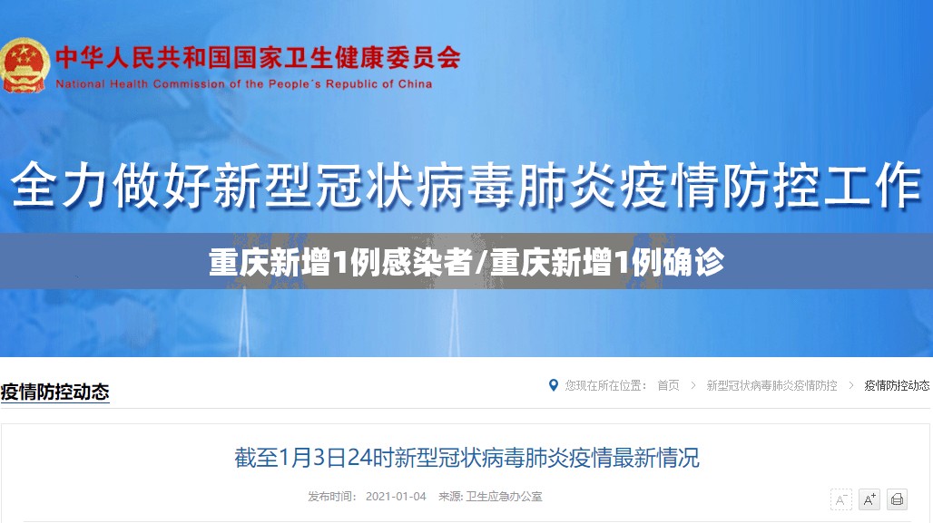 重庆新增1例感染者/重庆新增1例确诊 重庆新增1例感染者/重庆新增1例确诊