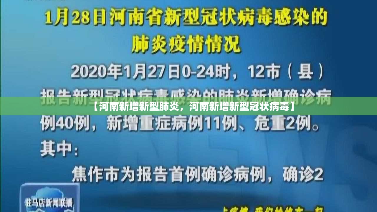 【河南新增新型肺炎,河南新增新型冠状病毒】 【河南新增新型肺炎,河南新增新型冠状病毒】