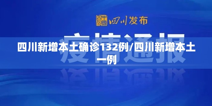 四川新增本土确诊132例/四川新增本土一例