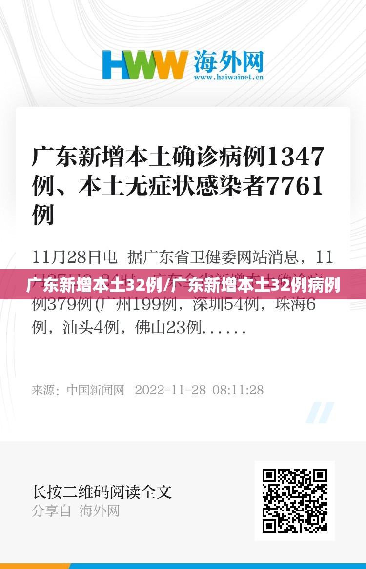 广东新增本土32例/广东新增本土32例病例