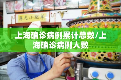 上海确诊病例累计总数/上海确诊病例人数