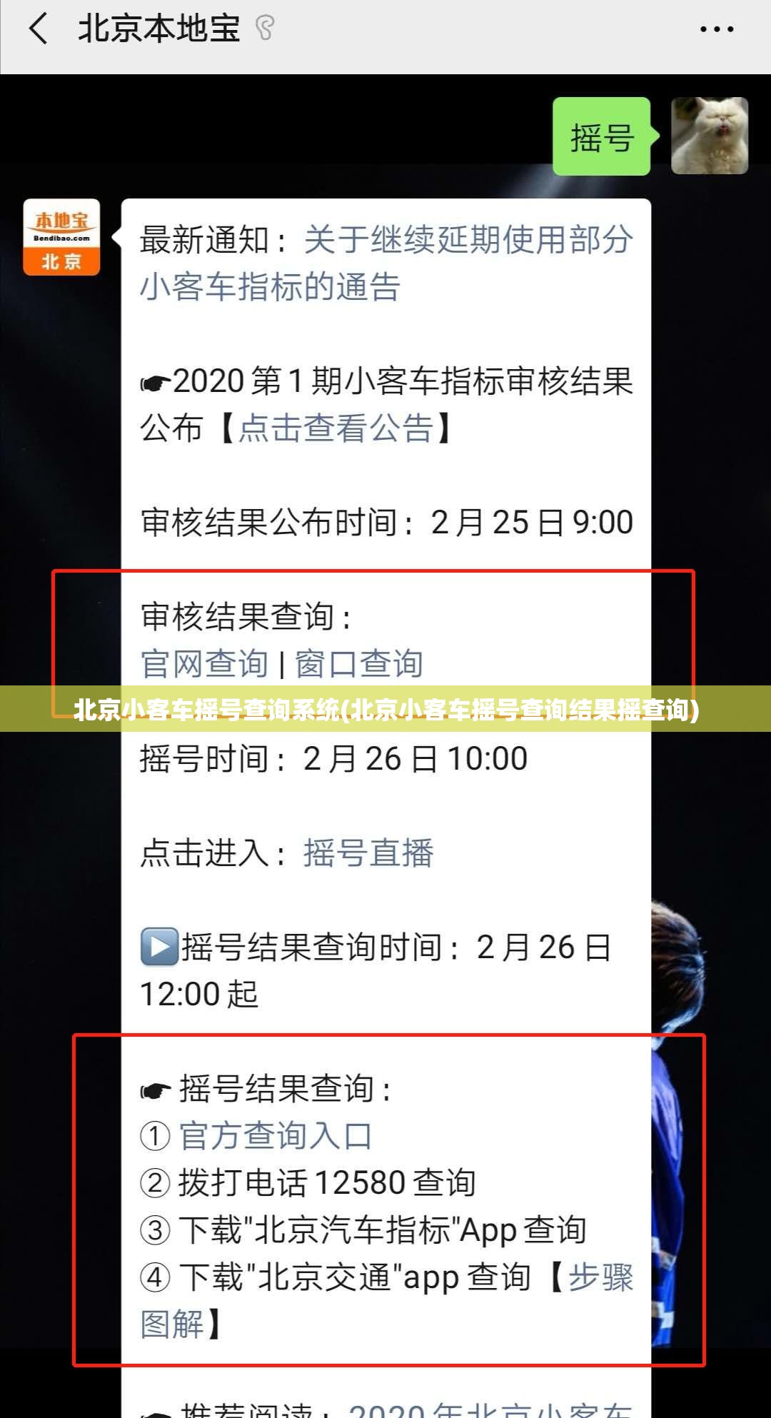北京小客车摇号查询系统(北京小客车摇号查询结果摇查询)