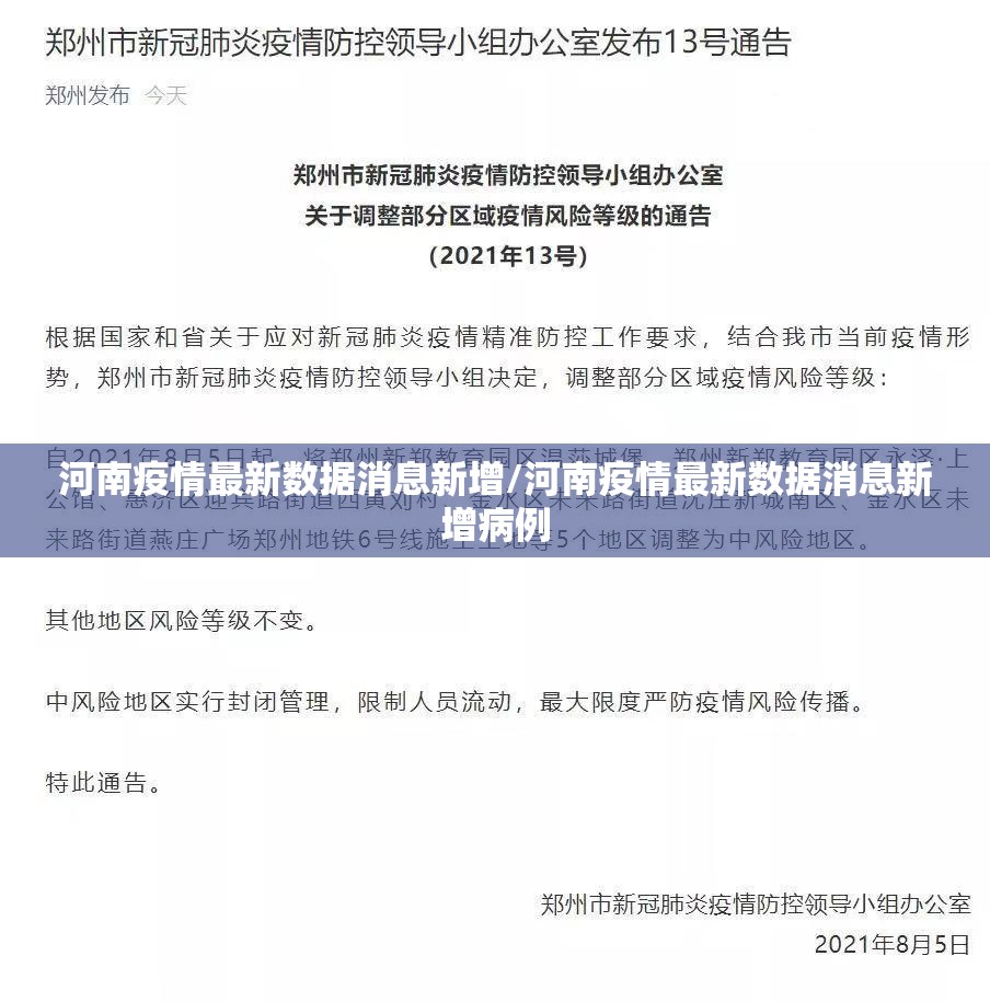 河南疫情最新数据消息新增/河南疫情最新数据消息新增病例