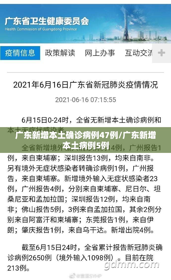 广东新增本土确诊病例47例/广东新增本土病例5例