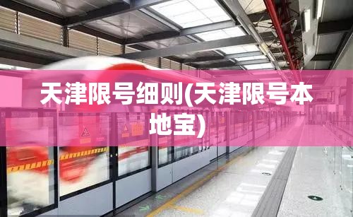天津限号细则(天津限号本地宝)