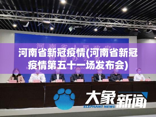 河南省新冠疫情(河南省新冠疫情第五十一场发布会)