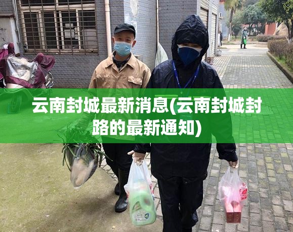 云南封城最新消息(云南封城封路的最新通知)